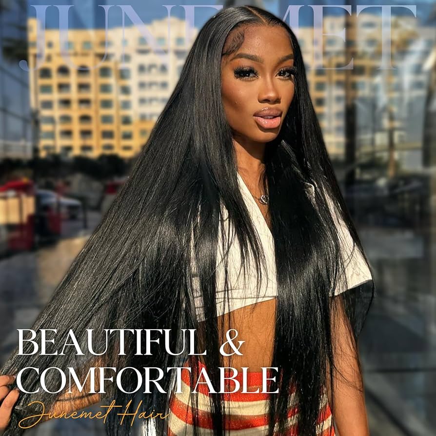 32 Pouces Perruque Cheveux Humain Densité 200% 13x4 Straight HD Lace Front Human Hair Perruque Femme Naturelle Brésilien Cheveux Humain Wig Human Hair Couleur Naturelle